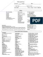 E/M Audit Form: Chart #