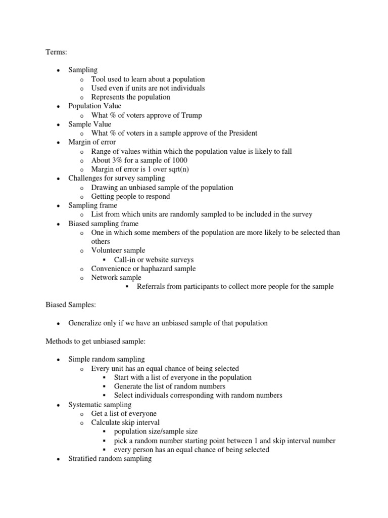Types of Sampling PDF Sampling (Statistics) Research Methods