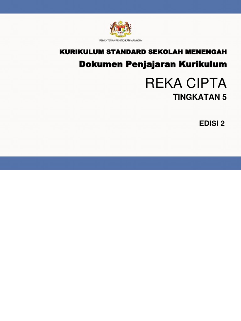 DKP KSSM Reka Cipta Tingkatan 5 2.0 | PDF