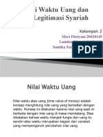 Nilai Waktu Uang Dan Legitimasi SYARI'AH