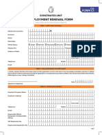 Form C1 Single Work Permit Renewal Application