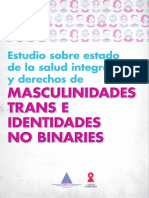 El Estado de La Salud Integral de Masculinidades Trans e Identidades No Binaries