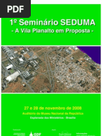 Seminario sobre a Vila Planalto
