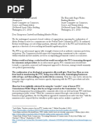 Conservative Coalition Letter Opposing Bedoya