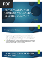 Renusagar Power Company Vs General Electric Company