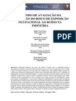 Método de Avaliação Da Percepção Do Risco de Exposição Ocupacional Ao Ruído Na Indústria