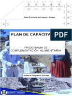 Plan de Capacitacion 2022