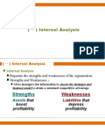(一) Internal Analysis
