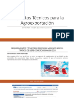 1. Requisitos Técnicos para la Agroexportación 