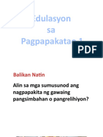 Pagmamahal NG Diyos at Pagmamahal NG Magulang
