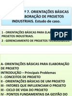 Aula Tema #9 Elaboraçao de Projectos Industriais