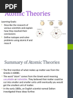 1.1 The Nature of Atoms Jan 2019