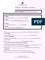 Mixed Conditionals Gap Filling Exercise 2