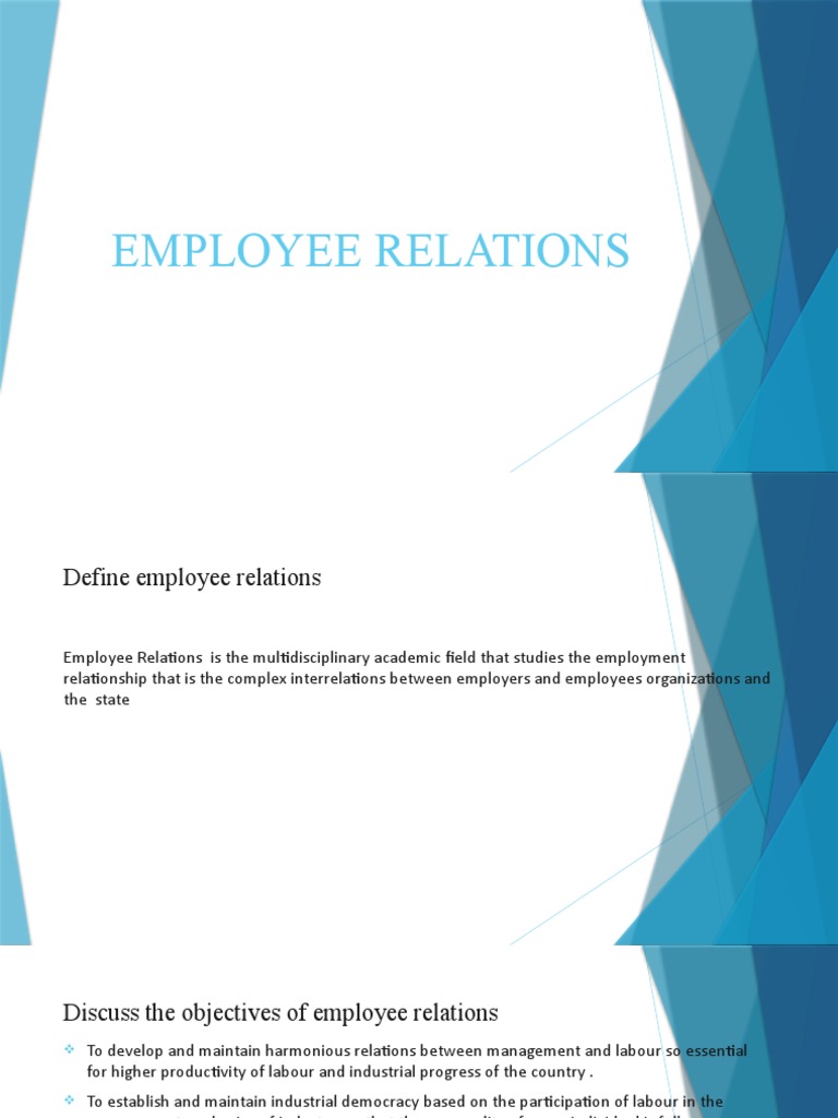 Employees Relation | PDF