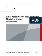Dahua Access Control Body Temperature Monitoring Solution: Deployment Guide