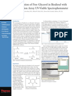 Determination of Free Glycerol in Biodiesel With The Evolution Array UV-Visible Spectrophotometer