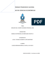 Análisis Del Cuadro de Mando Integral (Cmi)