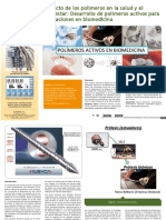 Impacto de Los Polímeros en La Salud y El Bienestar: Desarrollo de Polímeros Activos para Aplicaciones en Biomedicina