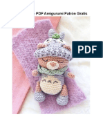 Totoro Oso PDF Amigurumi Patron Gratis