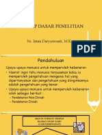 Konsep Dasar Penelitian