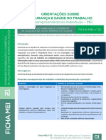 Orientações sobre segurança e saúde para fabricação de calçados