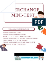 Interchange Mini Test