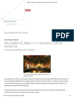 Baltasar de Araújo y La Sinagoga de Venecia - Los Reinos de Las Indias