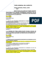 Código Integral Penal militar: delitos y sanciones