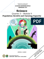 SCI10 - Q3 - M9 - Population Growth and Carrying Capacity