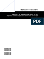 EWAQ005-007ACV3P EWYQ005-007ACV3P IM 4PWRO33165-1D Installation Manuals Romanian