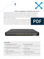 FSP 150-Z4806V2: 100G Multi-Technology Platform For Aggregation of Edge Data Center Services