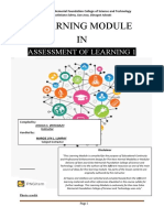 Assessment of Learning 1