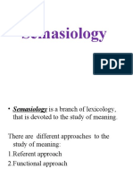 Semasiology: The Study of Meaning in Language
