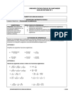 Fracciones Algebraicas