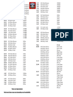 West Coast Relays Time Schedule 2022