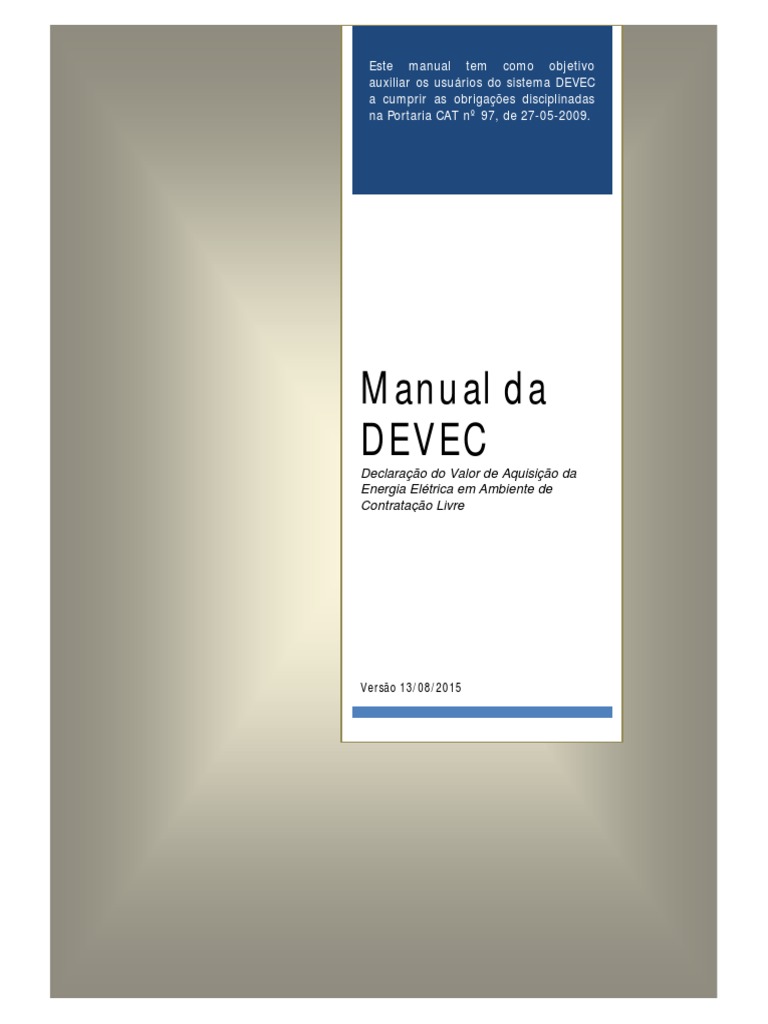 Manual Do Usuário Do Sistema Da DEVEC | PDF | Impostos | Senha
