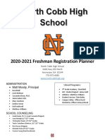 Rising 9th Grade Registration Handbook and Elcective Choices