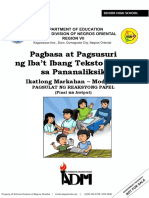 FIl 11 Pagbasa Q3 Module 8 Final PDF