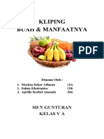 Kliping Buah & Manfaatnya