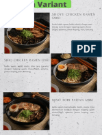 Menu dan Harga Roka Ramen Jogja 2025 | PDF