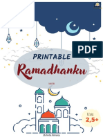 Printable Ramadhanku 1443 H
