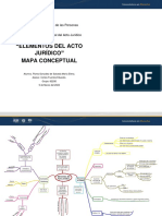 Elementos Del Acto Juridico. Mapa Conceptual