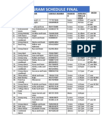 College Day Program Schedule Final - Reschedule