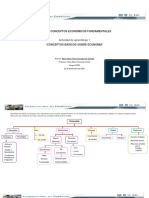 Conceptos Básicos Sobre Economía. Mapa Conceptual. Teoría Económica