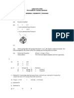 Jabatan Stem Ipg Kampus Tuanku Bainun General Chemistry, Sces3203 Tutorial 2