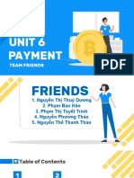 Unit 6 Payment: Team Friends