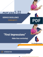 Service Excellence: Toolkit 5