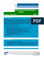 Mysap Business Suite Implementation Project: T - H T NDPL
