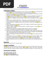 Dice Resume CV Anitha Polagari Highlighted