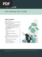 Now Learning: User's Guide